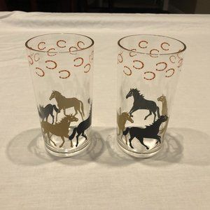 Precidio Cup with Horses and Horse Shoes Set of 2